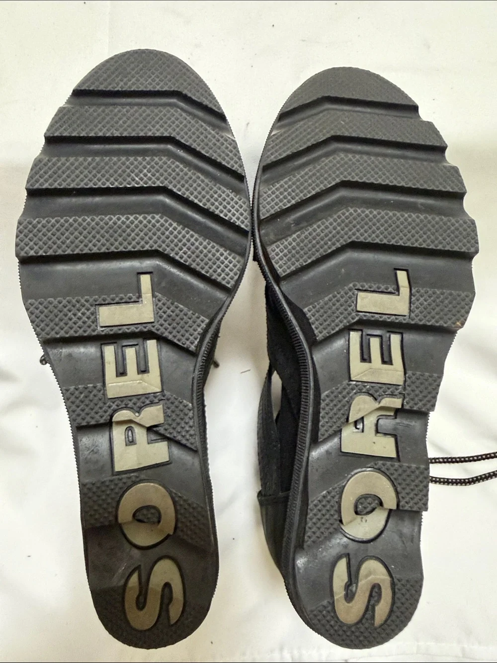Sorel Black Lace-Up Gladiator Sandals